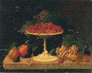 Still life with Strawberries Severin Roesen